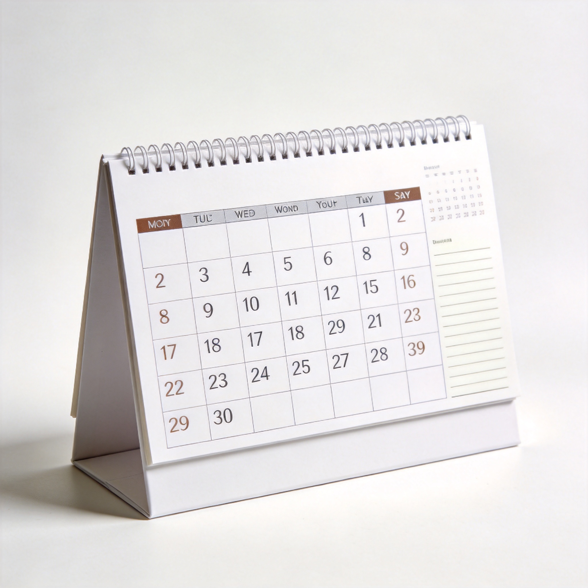 Desk Calendar Printing