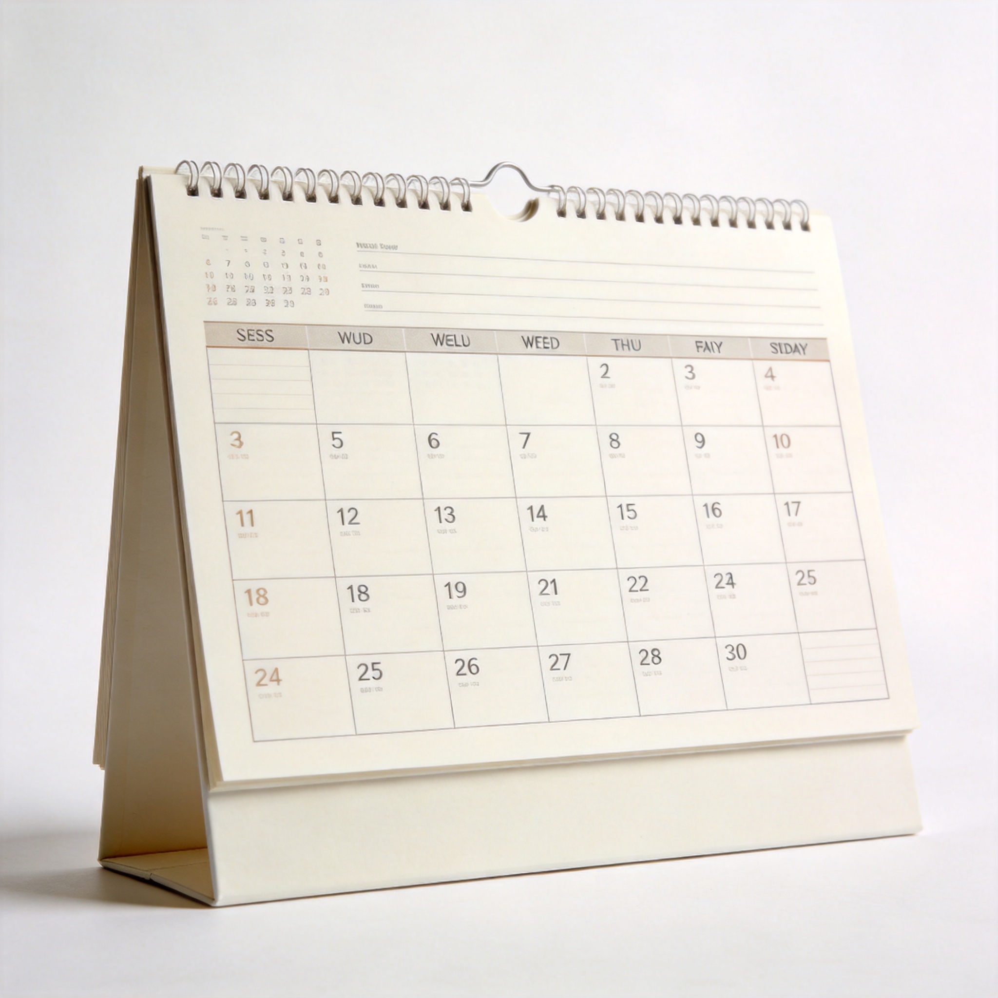 Desk Pad Calendar Printing