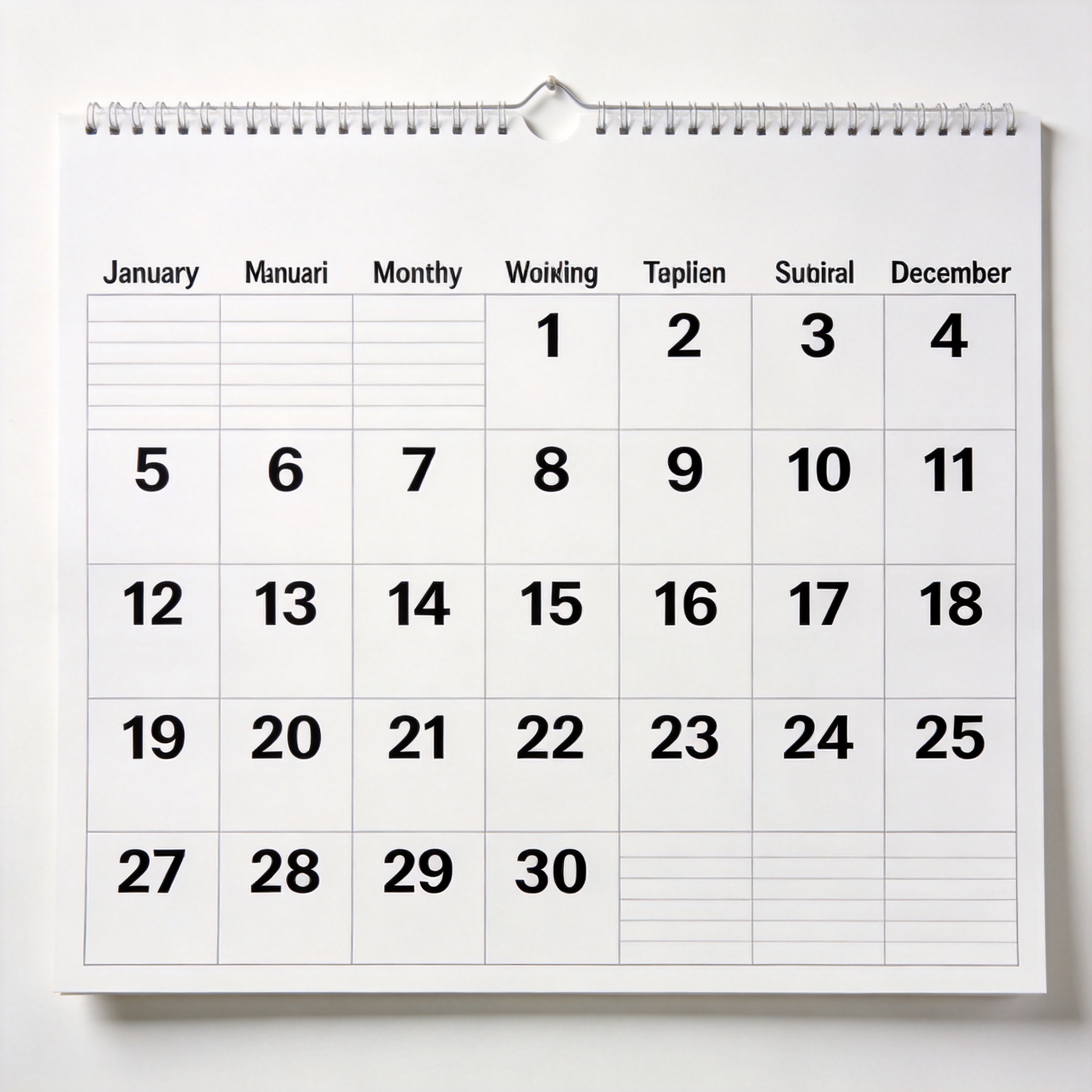 Wall Calendar Printing